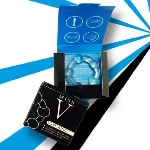 Anillo Peneano Love Ring Miss V Color Transparente O Piel