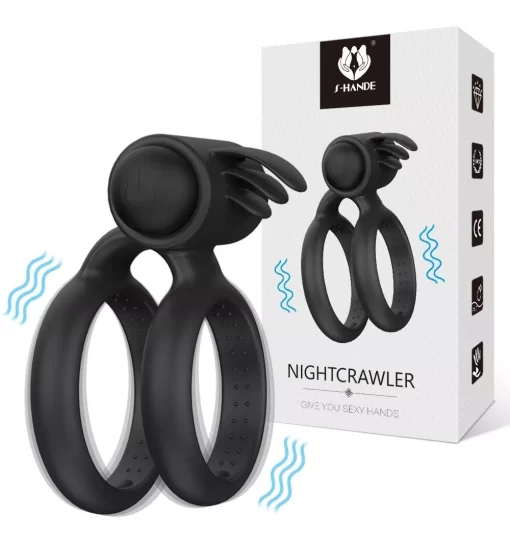 Anillo Peneano Nightcrawler Vibrador S-hande