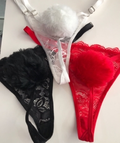 Hilo dental conejita con Pompom