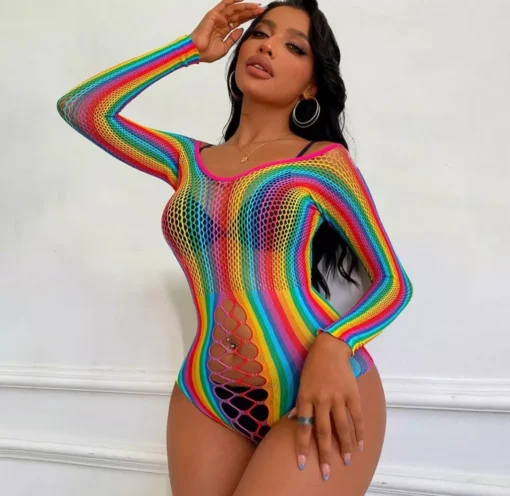 Body Red Multicolor Mujer Sexy Importado Tendencia