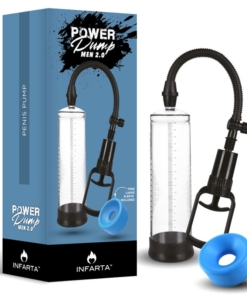 Bomba Erectora Powerpump Men 2.0 Piston 25X7cm