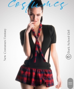 Disfraz Colegiala Black