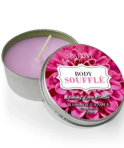 Massage Candle Body Souffle Strawberries - 30 Gr
